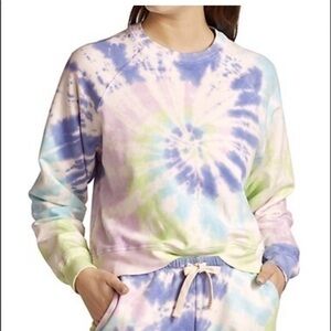 Electric & Rose Tie Dye Ronan Pullover